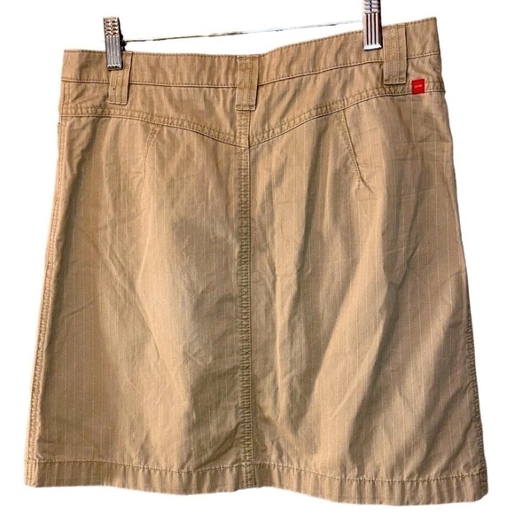 Vintage ESPRIT 90s Y2K Cotton Pinstripe Mini Skirt with Pleats - Picture 5 of 8